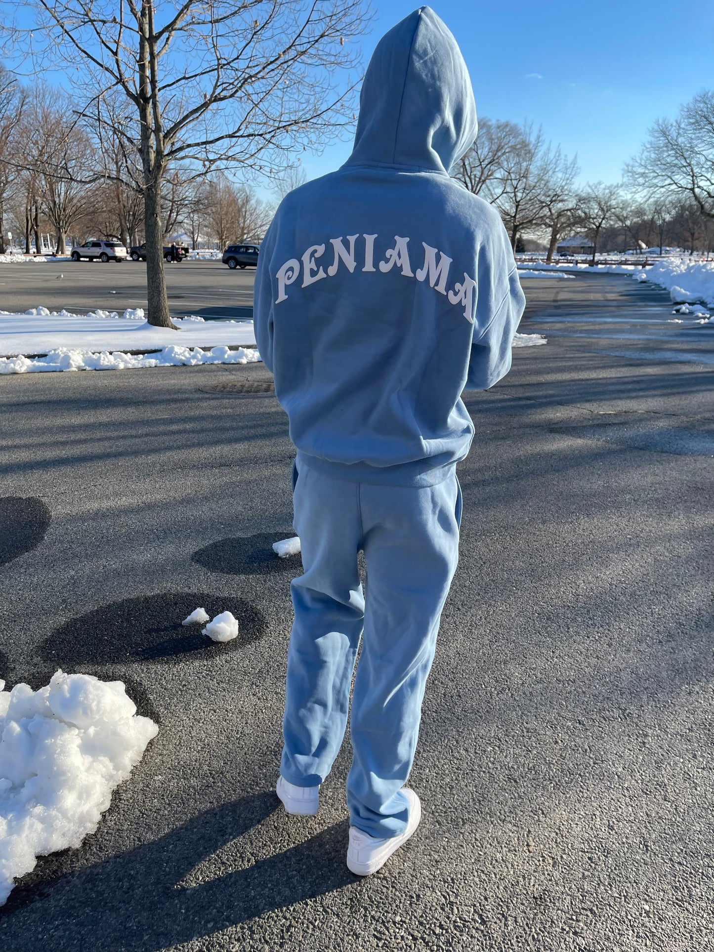BAD WEATHER HOODIE (SKY BLUE)