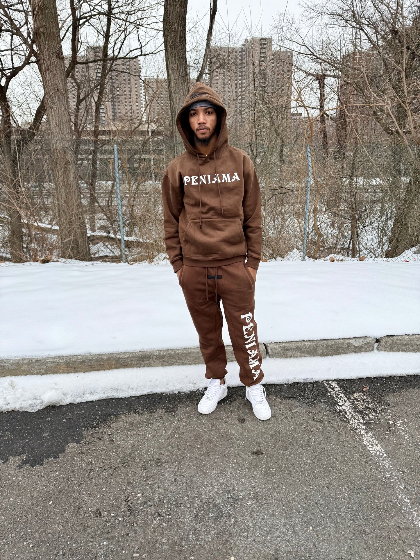 FROZEN UNISEX HOODIE (ESPRESSO)