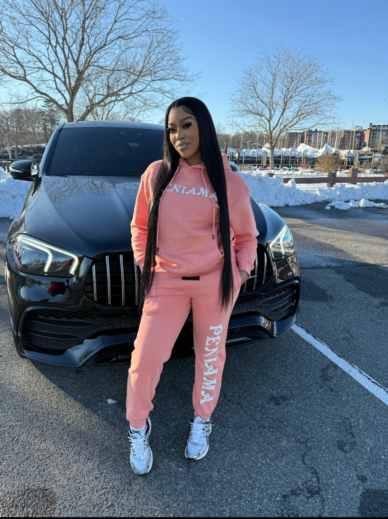 FROZEN UNISEX SWEATPANT (FLURESCENT ORANGE)