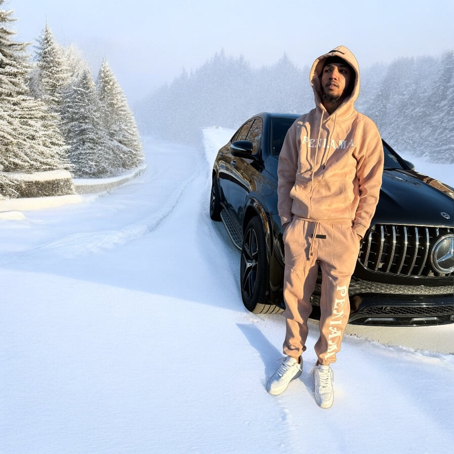 FROZEN UNISEX HOODIE (PEACH CREAM)